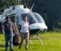 Secretaria de Protección Civil de Veracruz supervisa en helicóptero contingencia por explosiones de pozo petrolero en Las Choapas