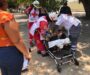 *Conductor de particular chocó y  contra una camioneta, lesionó y escapó*