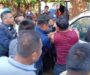 ¡Estalla conflicto en Quilonia Nueva! Alcalde de Soteapan suspende asamblea tras agresión; hay policías lesionados