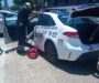*Patrulla de la Policía Municipal choca con automóvil particular en el centro de Coatzacoalcos*