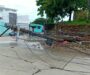 *Barda perimetral colapsa por reblandecimiento del suelo en la colonia Benito Juárez Norte*