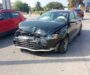 Particular se estrella contra patrulla en Lomas de Barrillas; dos niñas terminan lesionadas